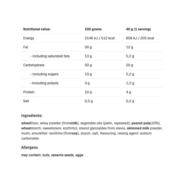 ALLNUTRITION Fitking Delicious Wafers Peanut, 80 g 2