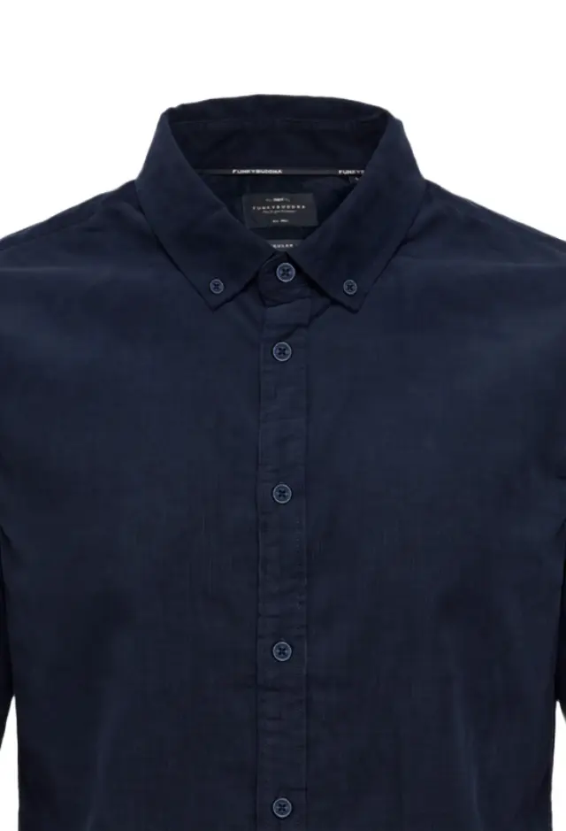 Funky Buddha ανδρικό κοτλέ πουκάμισο button down FBM014-003-05-3 2