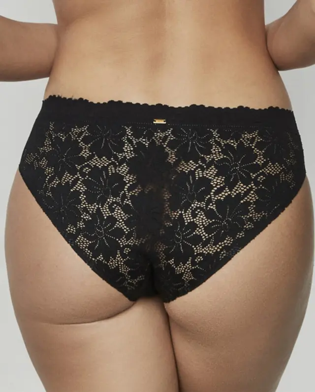 Selmark One & Lace Σλιπ Μαύρο 2