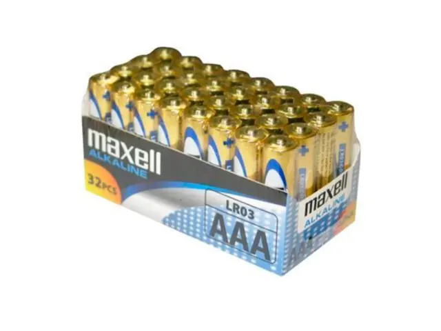 Αλκαλική Μπαταρία Maxell Alkaline LR03/AAA Alkaline Battery 32τμχ (M49025) (MAX49025) 2