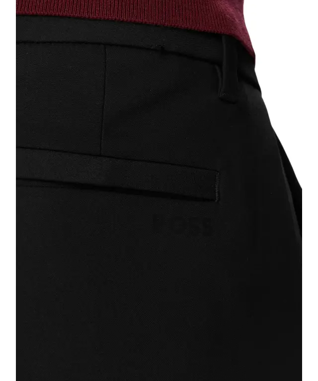 Hugo Boss - Ανδρικό Παντελόνι Slim Fit Tr Commuter SL NextCo 50569813-001 Μαύρο 2