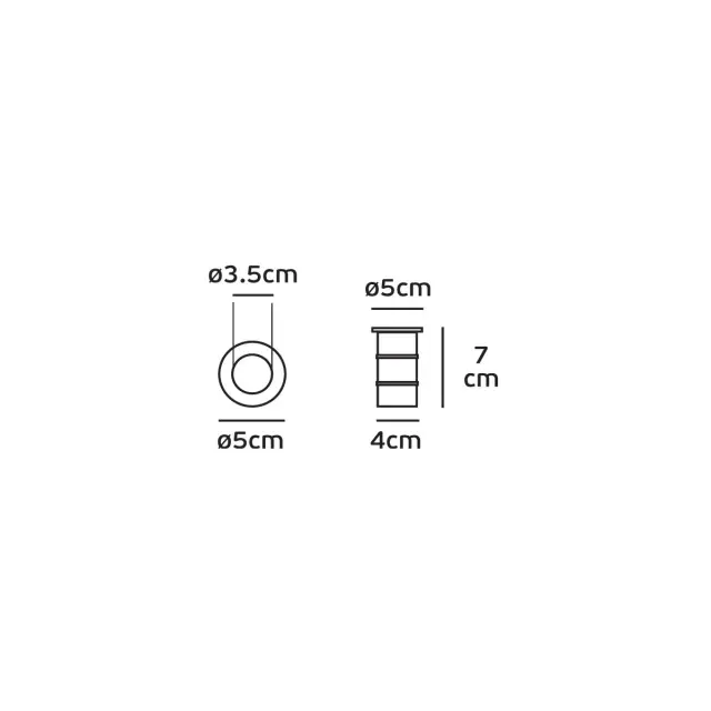 Blak VK/01054/70/304/MC – Χωνευτό φωτιστικό δαπέδου LED GU10/MR11 IP65 Νίκελ Ματ Nickel 3
