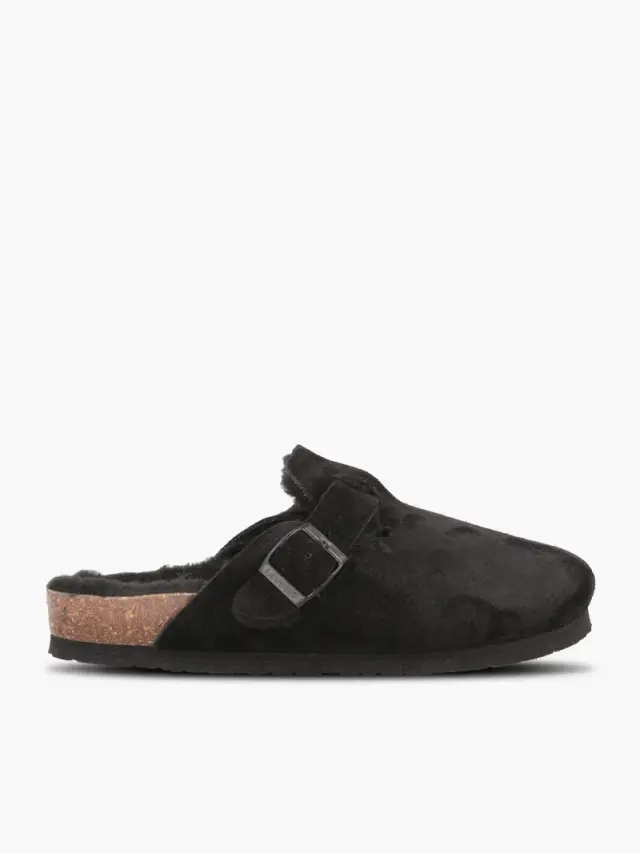 Genuins Σαμπώ Γυναικείο δέρμα Μαύρο GEN/RIVA VELOUR SHEEP G106604 BLACK 3