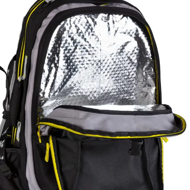 KIZER Kizer Bag Τσάντα - Μαύρο/Γκρι/Κίτρινο 3