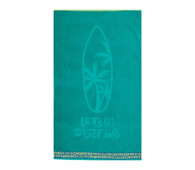 ΠΕΤΣΕΤΑ ΒΑΜΒ.LETS GO SURFING 70X120 GREEN