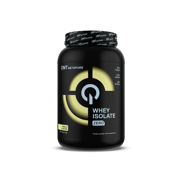 QNT | Metapure Zero Carb Whey Isolate Πρωτεΐνη Ορού Γάλακτος Χωρίς Λακτόζη με Γεύση Βανίλια | 908gr