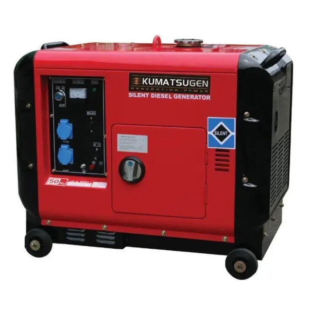 Kumatsugen GP8000MAT - Γεννήτρια Πετρελαίου Τριφασική, AVR, 6,6kVA,10.5Hp με Μπαταρία + Μπουζόκλειδο (008347)
