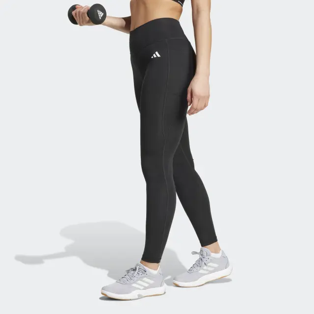 adidas Performance Women's Optime Essentials Stash Pocket 1/1 Tight Μαύρο IT2280 (adidas Performance) - Small