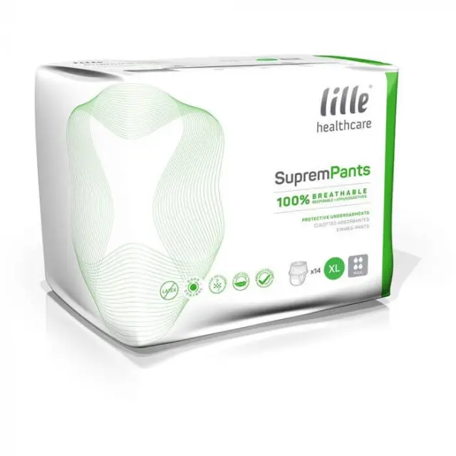 Πανα βρακακι LILLE Supreme pants MAXI EXTRA LARGE 14 τεμαχιων (SUPER Νυχτός)