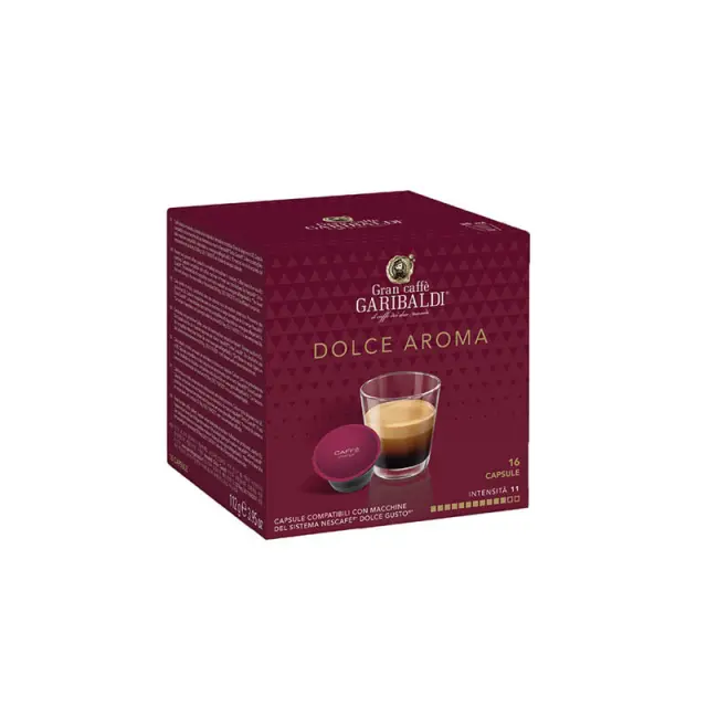 Garibaldi Dolce Aroma συμβατές κάψουλες Dolce Gusto - 16 τεμ.