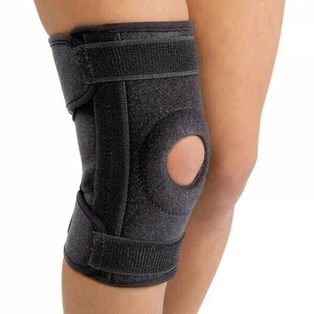 ANAT. HELP ΕΠΙΓΟΝΑΤΙΔΑ ΑΠΛΗ ΜΕ ΤΡΥΠΑ - ΕΛΑΣΤΙΚΗ ONE SIZE ANATOMIC - 0555 - BLACK 2