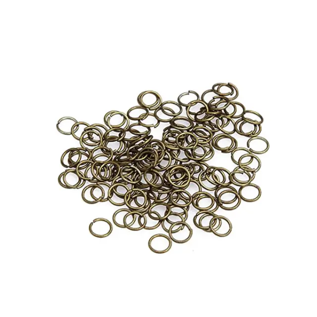 Ανοικτοί Κρίκοι Ø5mm Antique Bronze ~40gr (~1440τεμ)