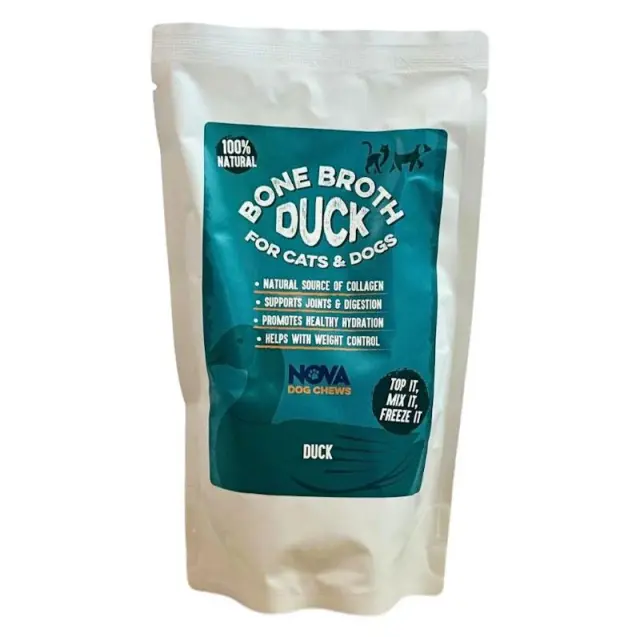 Nova Dog Chews Ζωμός Από Κόκκαλα Πάπιας 230ml Μονόχρωμο