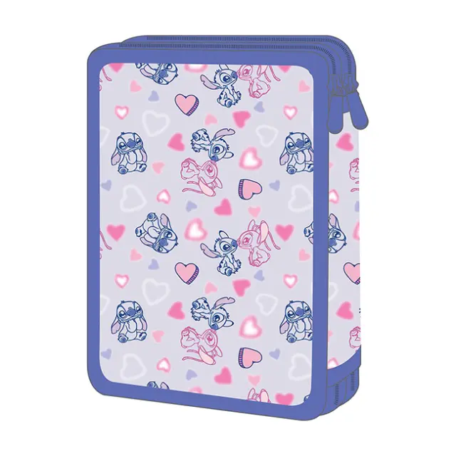 Must Κασετίνα Διπλή Γεμάτη Stitch & Angel Ohana (000565996) 2