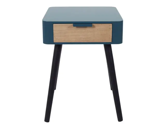 Κομοδίνο Home Deco Factory με διαστάσεις 35x40x48cm - Duck Blue HD7336 2