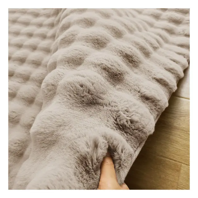 Πατάκι Μπάνιου 45x75 Beauty Home Bubble Art 9663 Mocha 100% Πολυέστερ 2