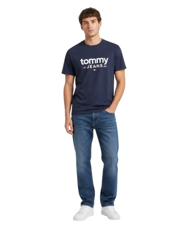 Tommy Hilfiger - Ανδρικό T-shirt Graphic Regular Fit DM0DM23376-C1G Μπλε Σκούρο 2