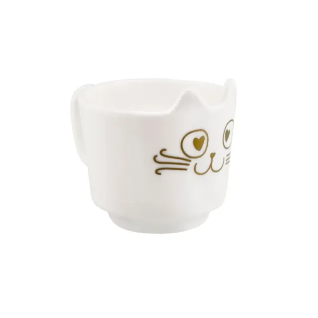Pylones Σετ 4 φλυτζάνια Espresso (90ml): Cats House White cat 3