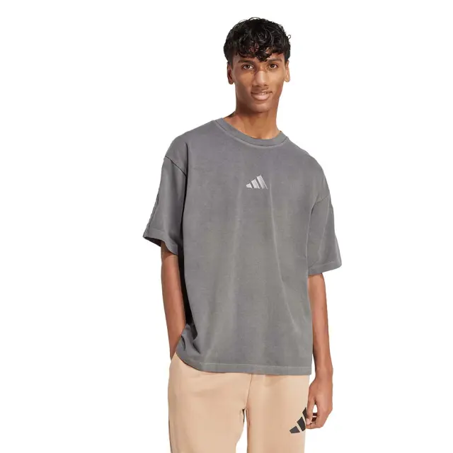 adidas Sportswear Men's All SZN Washed Tee Γκρι JN0611 (adidas Sportswear) - XXLarge