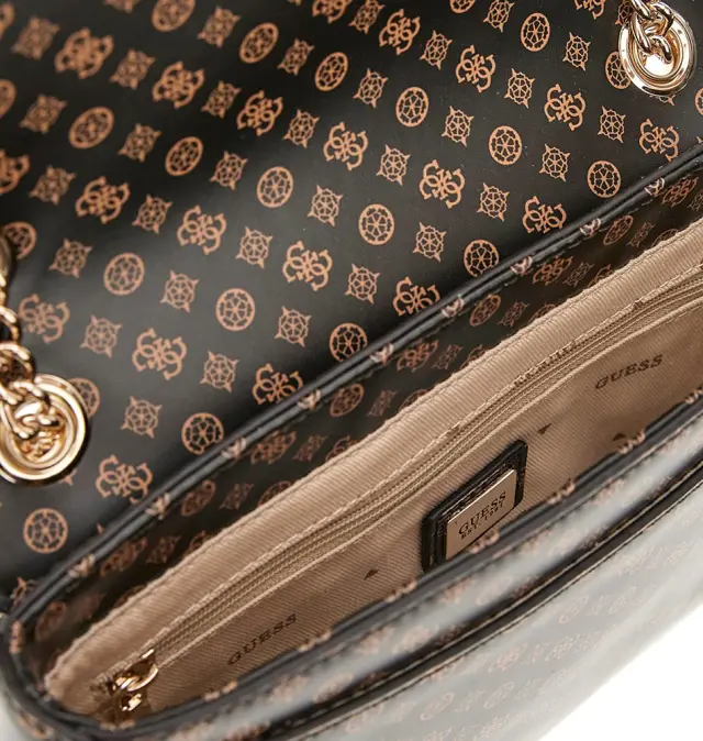 Τσάντα GUESS Arlena Logo HWPS9336210 Καφέ 2