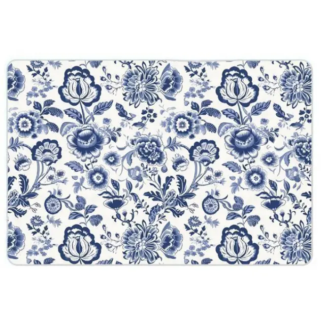Mousepad Blue delft art 05 Διαστάσεις: 22cm(μήκος) x 18cm (ύψος)