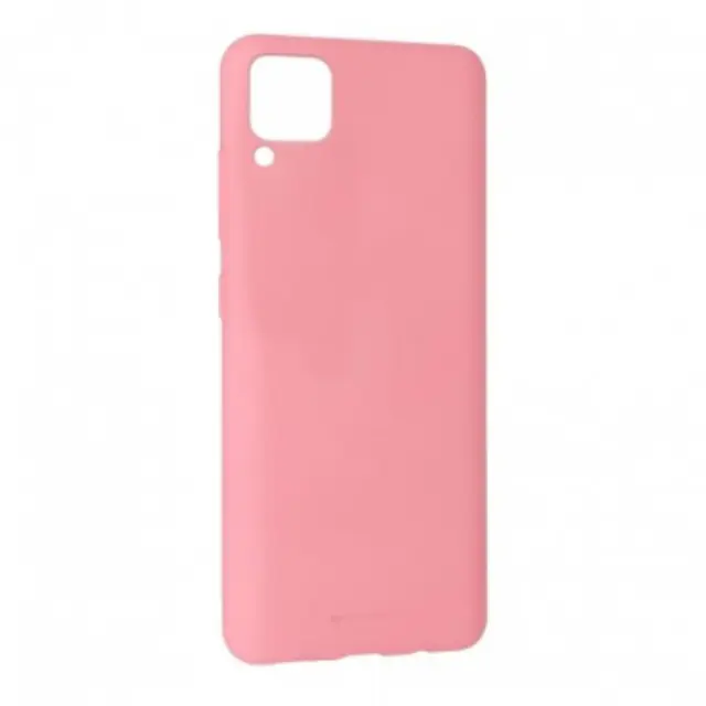 Real Smooth Silicone Finger Grip Samsung Galaxy Α12/Μ12 SM-A125/M127 ΡΟΖ