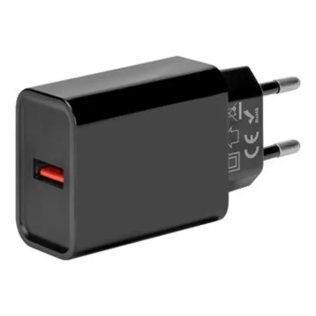 OBAL:ME Wall Charger USB-A 18W Black
