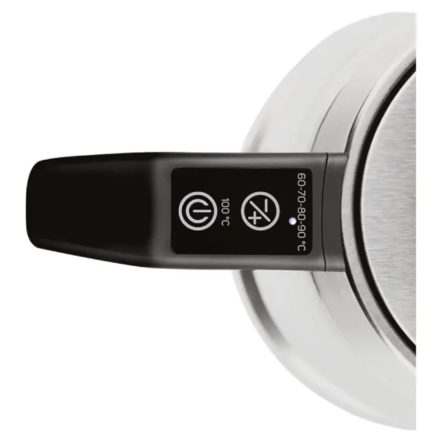 Βραστήρας Sencor SWK 1890SS 1.8lt 2200W 360° STRIX με Γυάλινη Κανάτα Επιλογή Θερμοκρασίας με Χρωματική Ένδειξη Ασημί 3