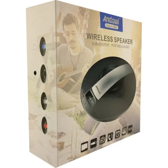 Andowl Q21 Ηχείο Bluetooth με Ραδιόφωνο Μαύρο