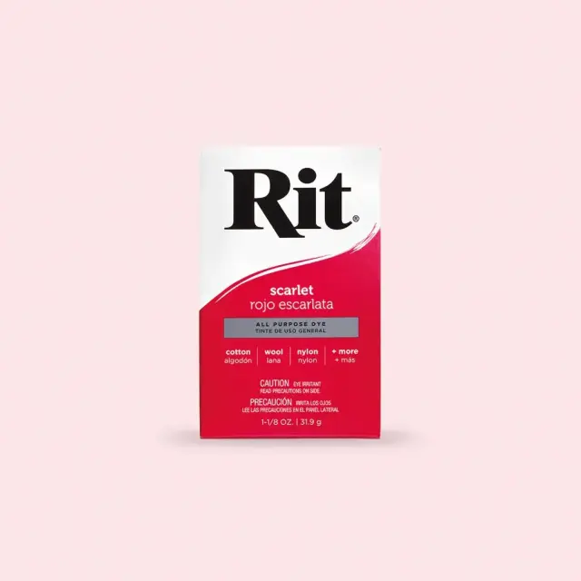 Rit Dye Powder All-Purpose Βαφή Υφασμάτων – Scarlet 31,9g 2