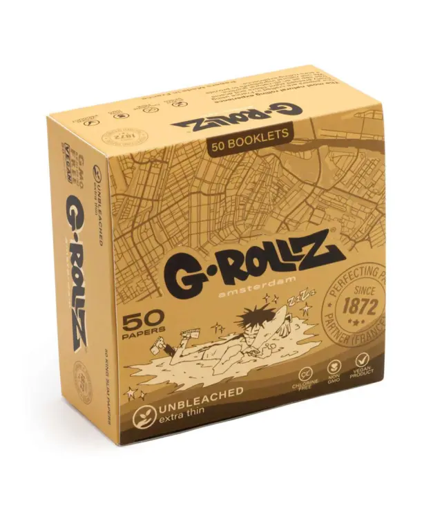 G-Rollz Unbleached King Size Box50 2