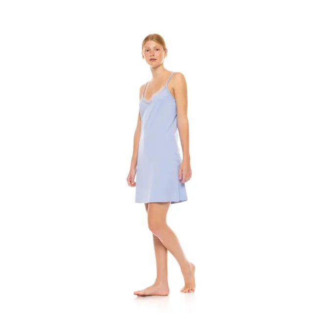 Νυχτικό Γυναικείο S1510 Pastel Solid Blue Cloud Pink Label - XXL 2