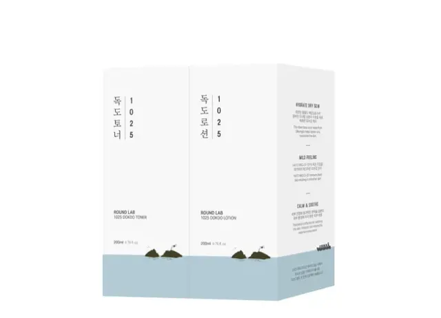 Round Lab | 1025 Dokdo Promo Set Toner & Lotion Duo Σετ Ενυδατικό Τόνερ & Ενυδατική Λοσιόν | 2x200ml