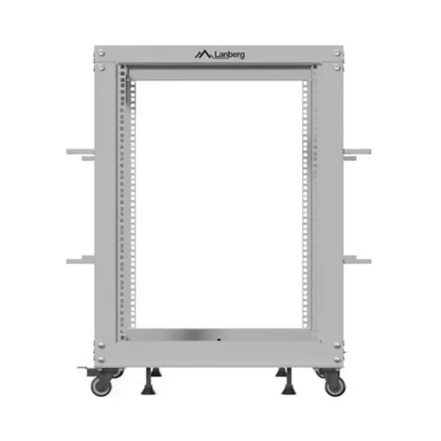 Lanberg Open Rack1 19" 15U 600X600-1100 Adjustable Gray (OR01-6115-S)
