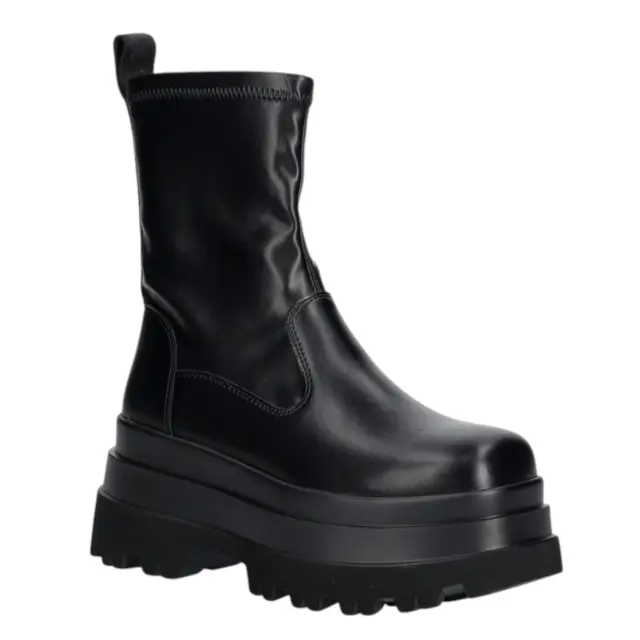 Γυναικεία Μποτάκια Jupiter Sock Boot BN1270135 Μαύρα Μαύρο Buffalo - 37 2