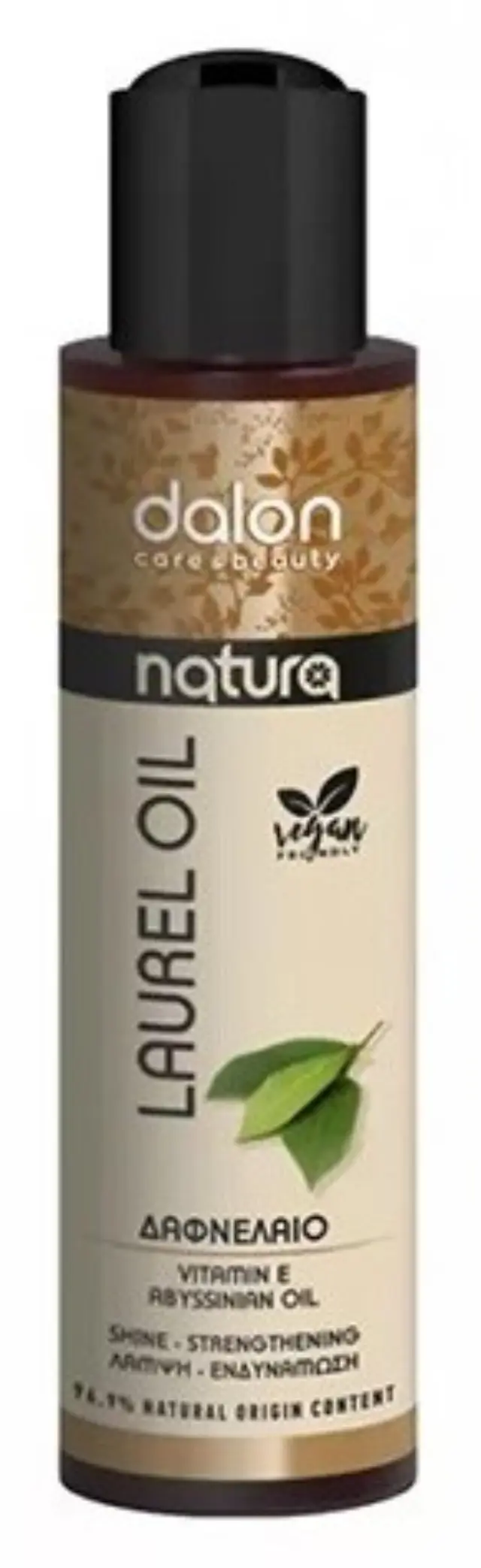 Dalon Natura Δαφνέλαιο για Ενδυνάμωση & Θρέψη των Mαλλιών & Αντιμετώπιση της Ψαλίδας 100ml
