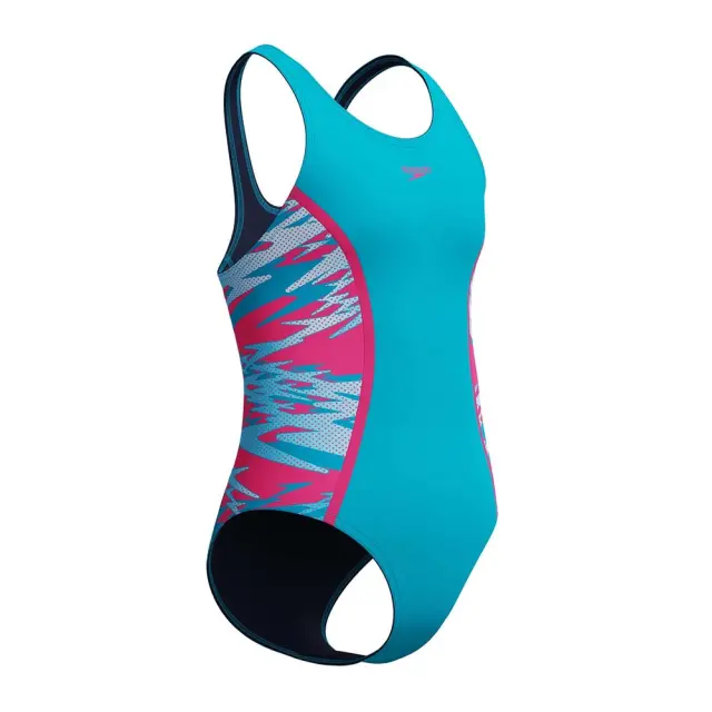 Speedo Girl's HyperBoom Splice Muscleback Swimsuit Τυρκουάζ 8A000259003 (Speedo) 3