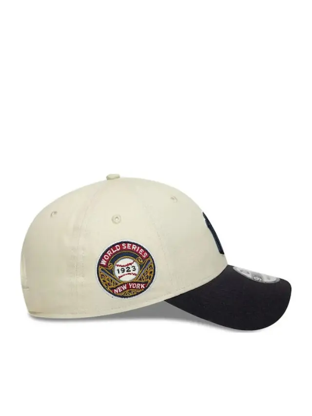 New Era New York Yankees Mlb World Series Patch 9forty Adjustable Cap Cream 60856257 - One Size 3