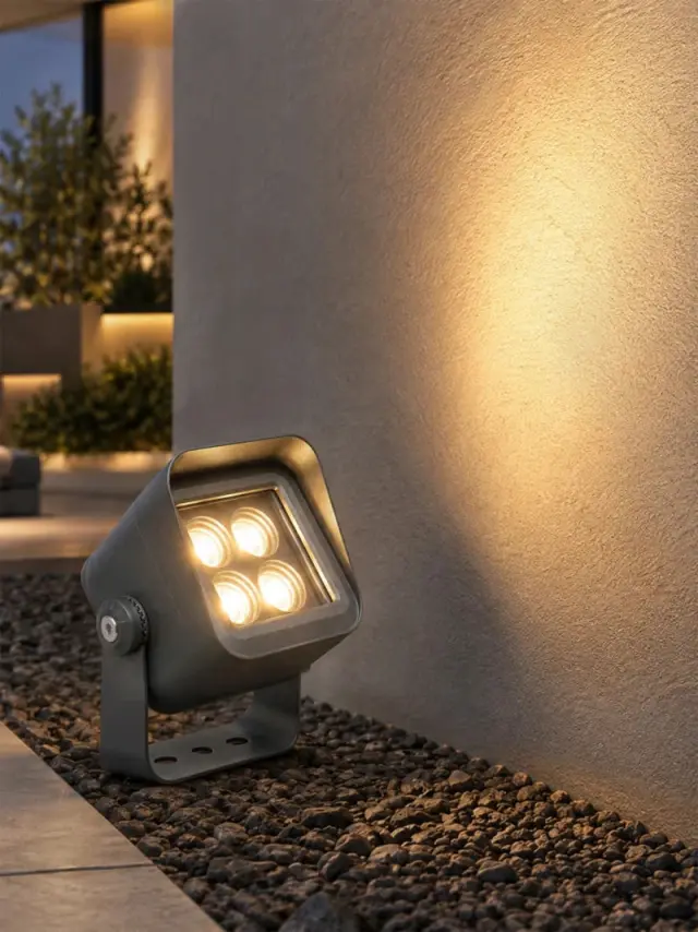 Προβολέας Wall Washer LED 8W 2700K IP65 FLOODVIRA Ανθρακί Σκούρο Γκρί
