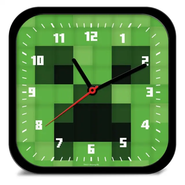 Ρολόι τοίχου Minecraft wall clock 2