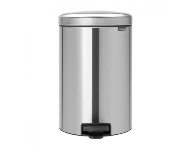 Καλάθι απορριμμάτων New Icon Brabantia με χωρητικότητα 20L και διαστάσεις 38x29x46.7cm - Matt Steel080.1140/21