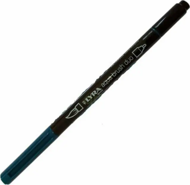 Μαρκαδόρος Πινέλο Lyra Aqua Brush Duo Turquoise Green/ 6520060 (Lyra)