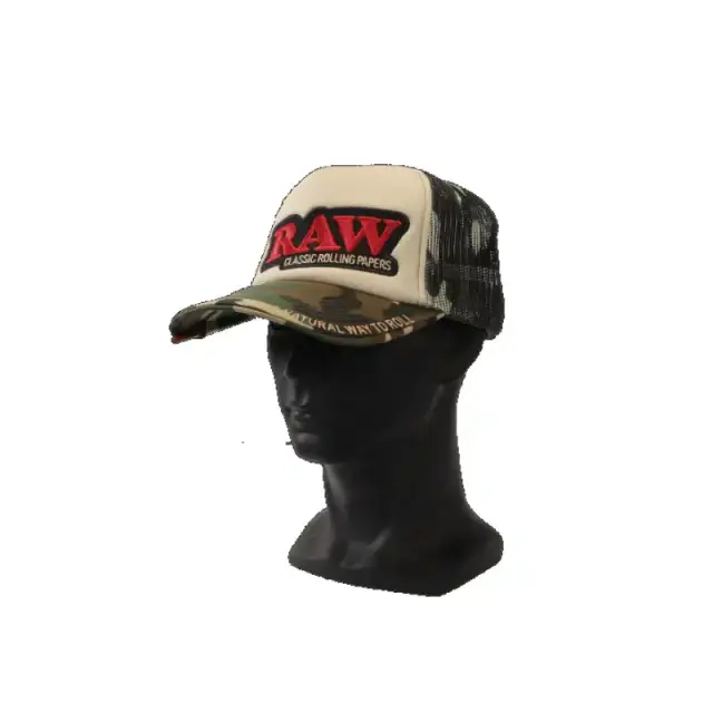 Raw Trucker Hat Camo And Tan 3