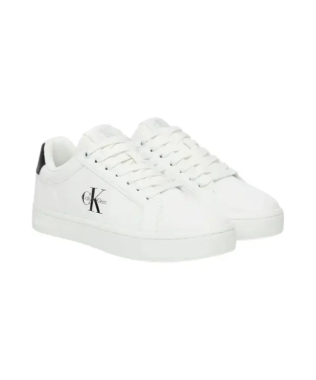Calvin Klein - Γυναικεία Sneakers Classic Cupsole Mono Lth Wn YW0YW01902-01W Λευκό - 36 2