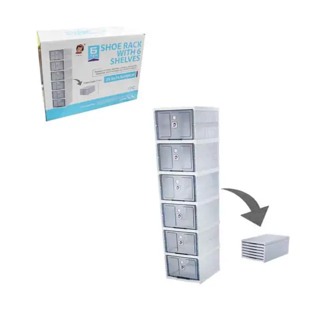 Ραφιέρα Παπουτσιών με 6 Θέσεις – Shoe Rack with 6 Shelves 002536