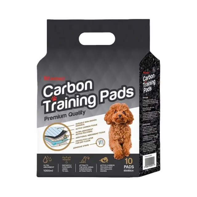 Pet Interest Εκπαιδευτικές Πάνες με Ενεργό Άνθρακα 60x60cm 10τμχ