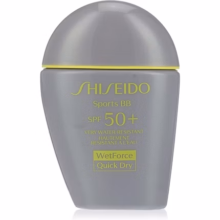 Shiseido Sports BB Quick Dry Αδιάβροχη Αντηλιακή Κρέμα Προσώπου SPF50+ Με Χρώμα 30ml | Απόχρωση Medium