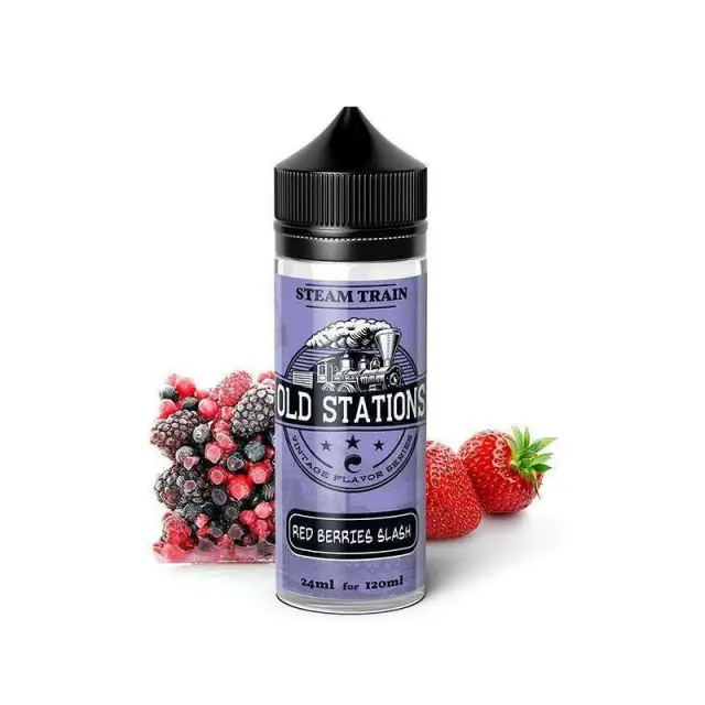 Steam Train Flavor Shot Red Berries Slash Old Station Series 24ml/120ml 120ml