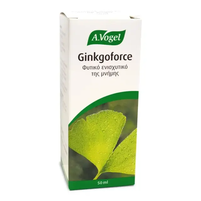 A. Vogel Ginkgoforce (Geriaforce) Φυτικό Ενισχυτικό της Μνήμης Βάμμα από Φρέσκο Ginkgo Biloba 50ml