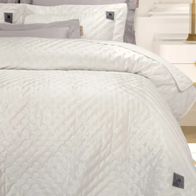Κουβερλί 240Χ250 King Size Classic Greenwich Polo Club 3429 Λευκό 100% Microfiber 2